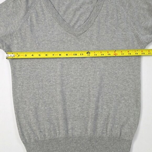 Talula Women's V Neck Soft Viscose Cashmere Knit Blend Long Sweater Grey Size M - Picture 9 of 11